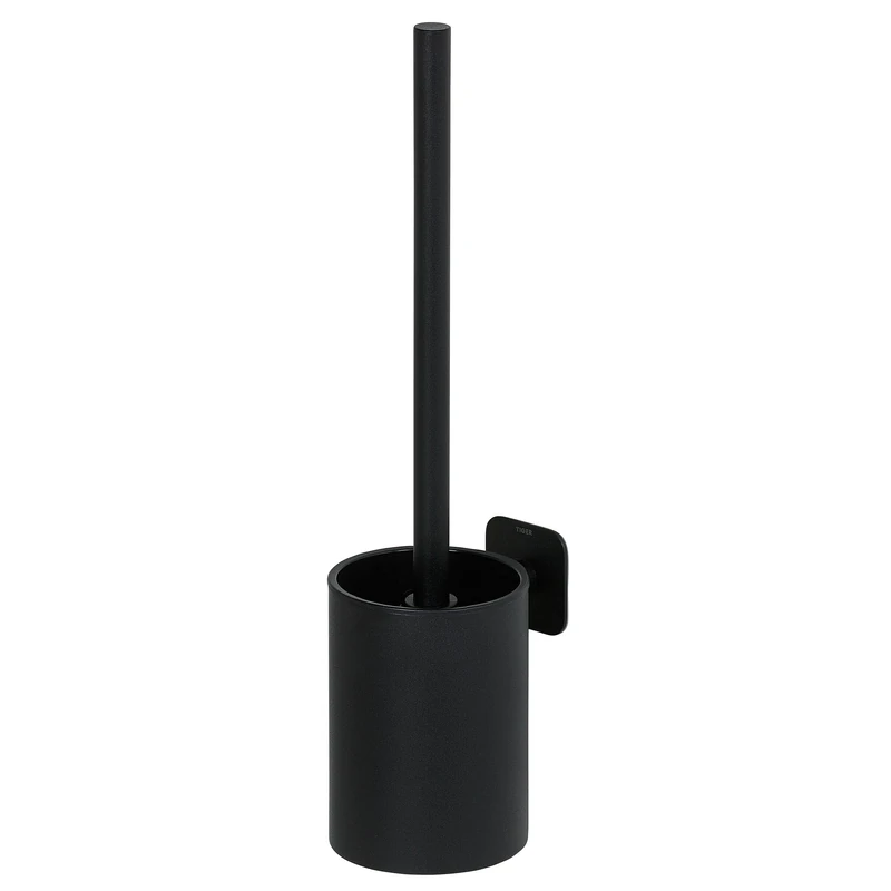 Tiger Colar Toilet Brush and Holder Black