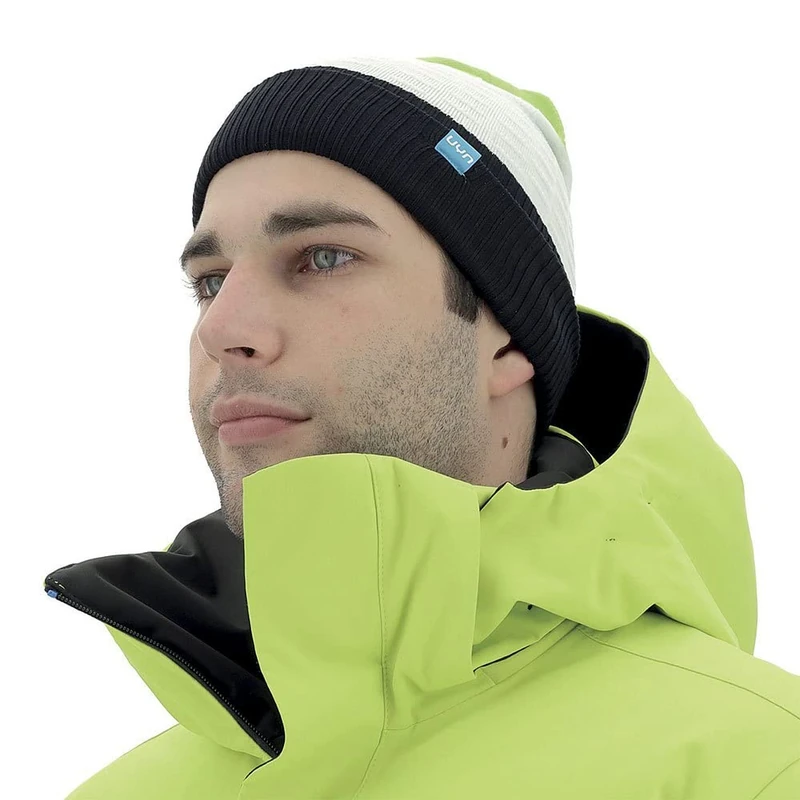 UYN O102133 NATYON FLAG Hat Unisex Black/White/Kiwi Colada UNI