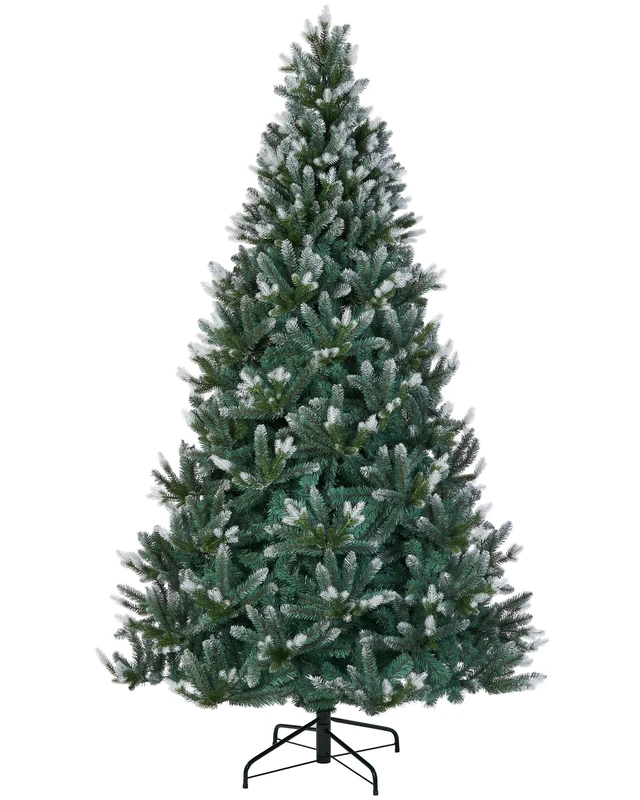 WeRChristmas Evergreen Snowy Tip Christmas Tree, Green, 7 ft / 2.1 m