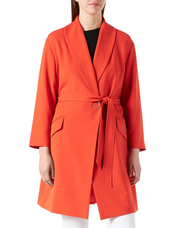 Comma Women's Mantel Jacket, 2600 Koralle, 42