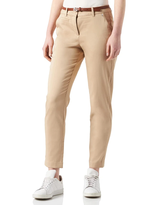 Comma Women's Hose 7/8 Pants, 8402 Brown, 46 - Image 1