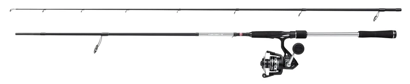 PENN Pursuit IV Inshore Lure Combo, Fishing Rod and Reel Combo, Spinning Combos, Sea -Inshore Fishing for Wrasse, Pollack, Bass, Mackerel,Unisex, Black Silver, 2.29m | 14-40g | 3000
