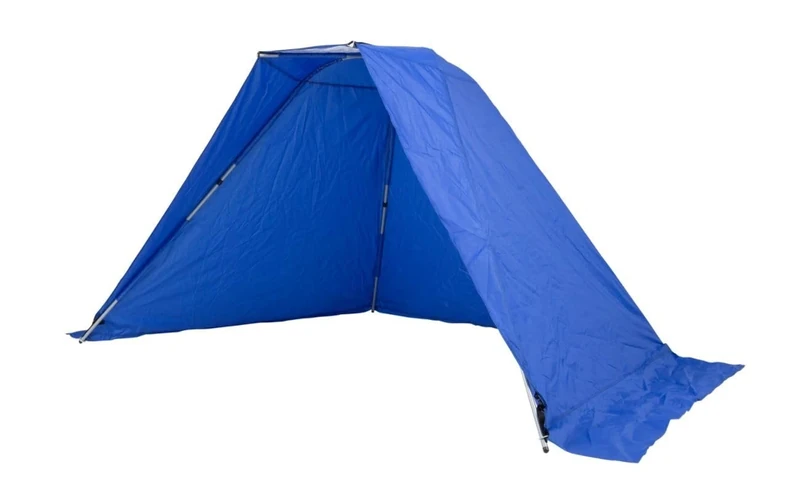Shakespeare SALT Beach Shelter Clear Top, Tent, Shelters, Sea - Surfcasting Fishing, Unisex, Blue, 140150x270cm
