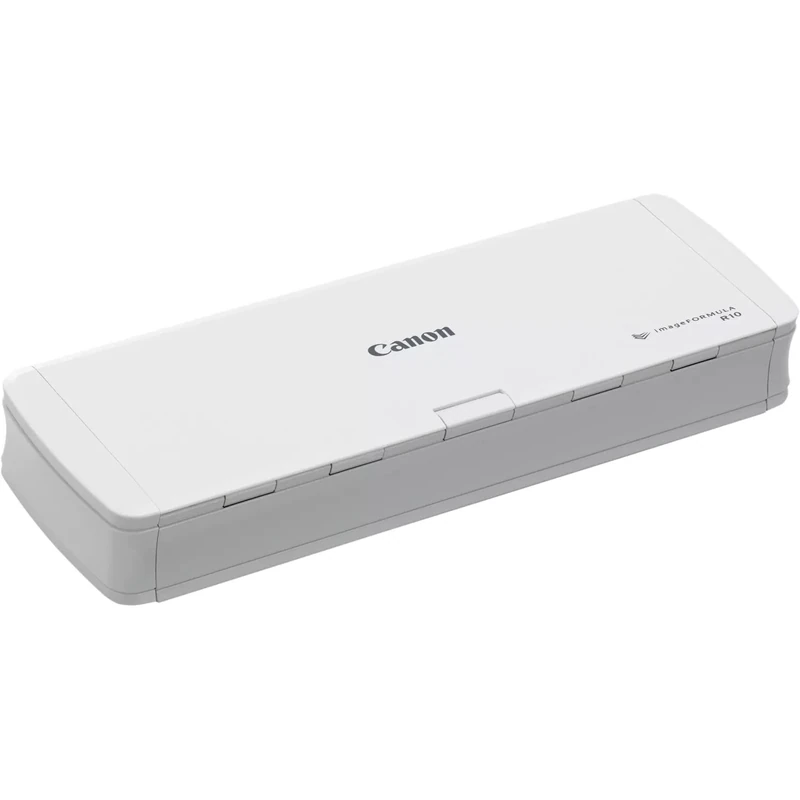Canon imageFORMULA R10 Portable Scanner | Double-sided Scanning for Home & Office | USB Powered | Up to 12 Pages Per Min | 20 Page Feeder | With Canon CaptureOnTouch Lite Software