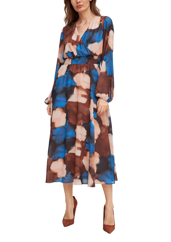 Comma Women's Business Casual Dress, 87B2 Cinnamon, 34