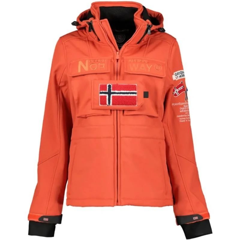 Geographical Norway Women's Tilsitt Lady Softshell, Corail, S
