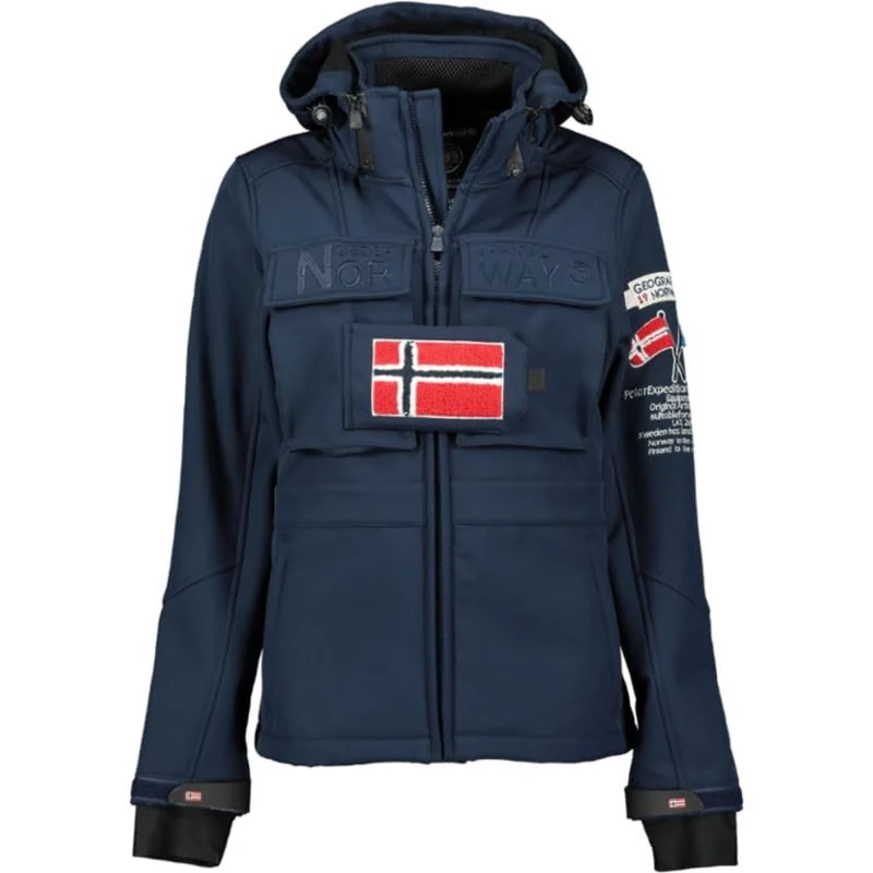 Geographical Norway Women's Tilsitt Lady Softshell, Marine, M