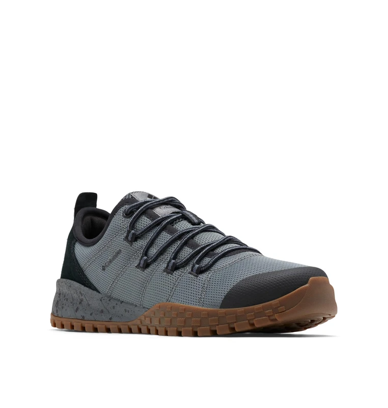 Columbia Men's Fairbanks Low Sneaker, Graphite Grey Black, 9.5 UK