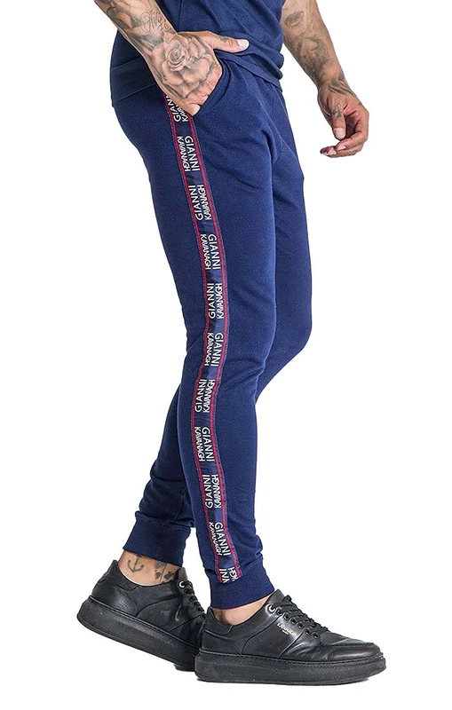 Gianni Kavanagh mens Blue Arcade Joggers Jogger, Blue, XXL - Image 1