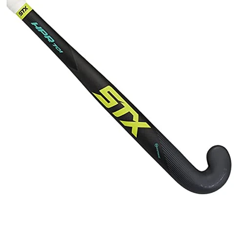 STX Adult HPR 701 Field Hockey Stick, Black/Yellow/Teal, 36.5 inches