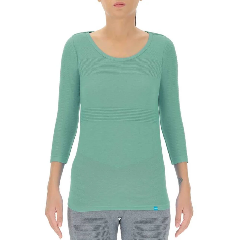 UYN O101986 Natural Training OW Three SL_ T-Shirt Women's Green Bay M