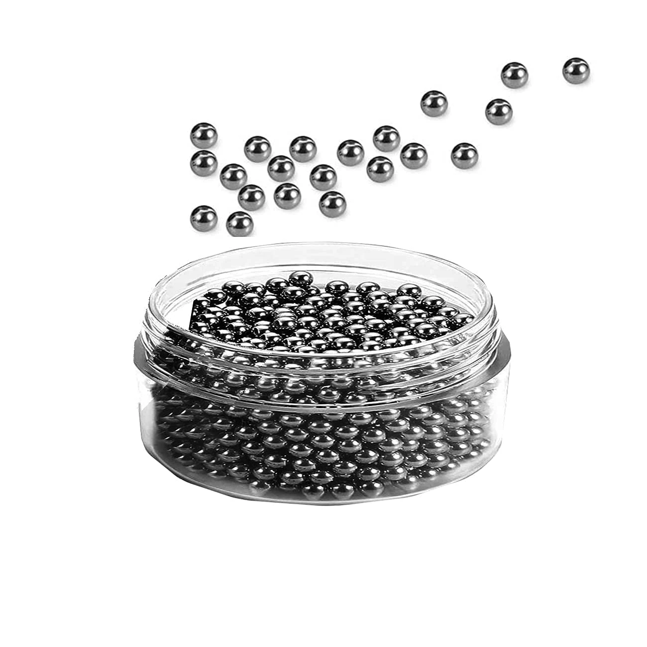 YUANHONGKEJI Agitator Balls for Model Acrylic Paint Set, 120 Pcs Mixer, Stainless Steel Mixing Balls, 5.5mm/0.22inch