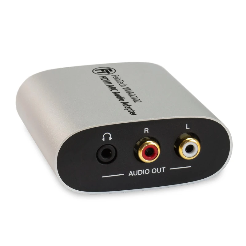 FeinTech VMA00102 HDMI eARC Audio TV Adapter for Headphone Stereo System with Volume Control