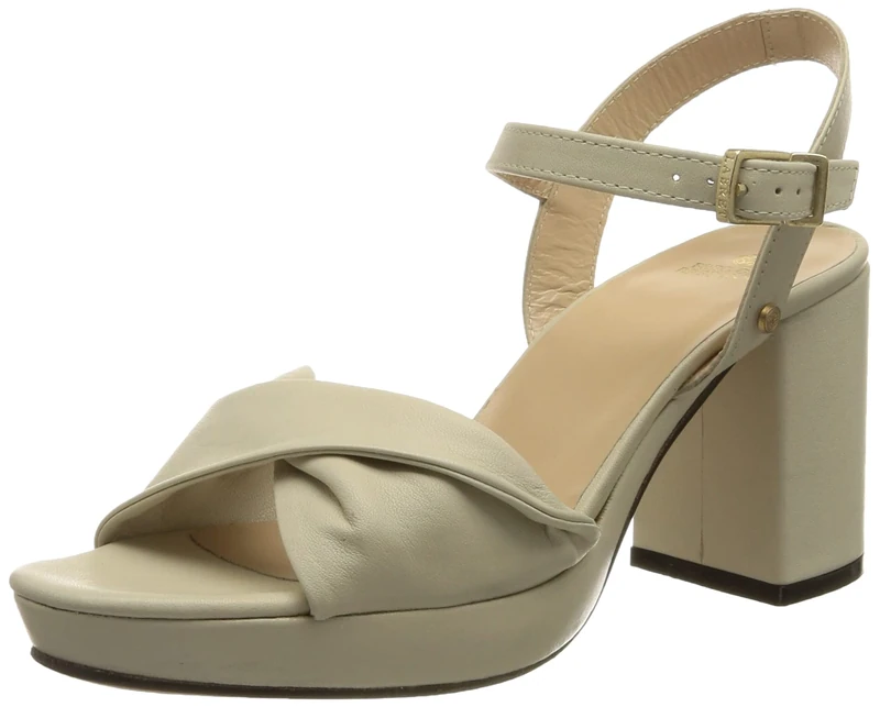 Fred de la Bretoniere Women's FRS1176 Sandal, off white, 8 UK