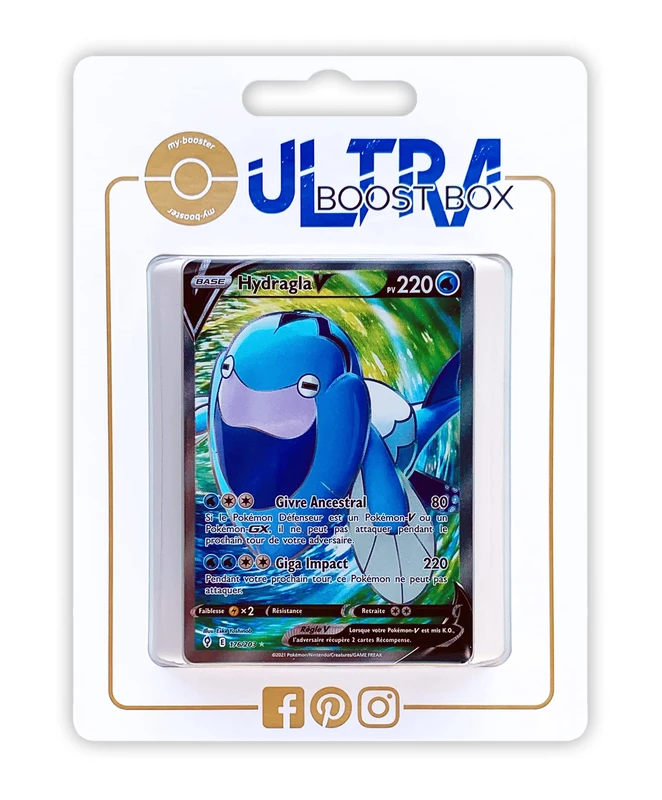 Hydralga V 176/192 Full Art Ultraboost X Sword and Shield 7 Evolution Celestial - Box of 10 Pokémon Cards - Image 1