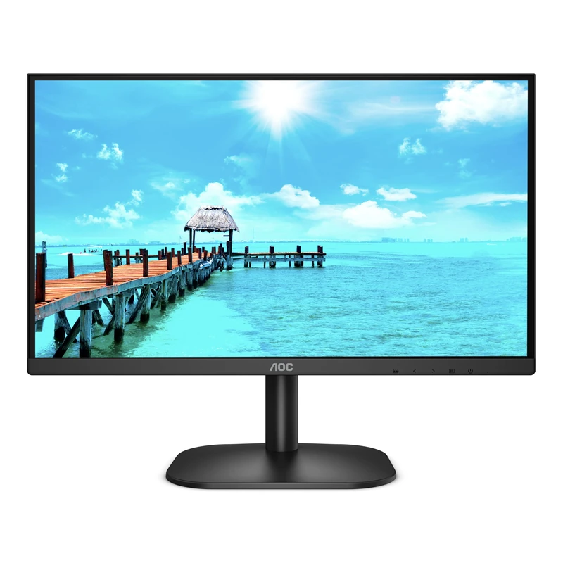 AOC 22B2DM - LED monitor - 21.5" - 1920 x 1080 Full HD (1080p) @ 75 Hz - VA - 250 cd/m² - 3000:1-4 ms - HDMI, DVI, VGA - black
