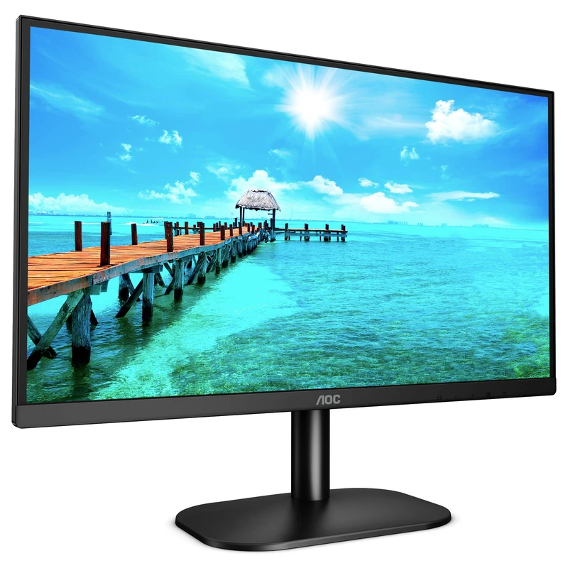 AOC 22B2QAM - 22 Inch FHD Monitor, 75Hz, VA, Speakers, Adaptive Sync, Lowblue light (1920 x 1080 @ 75Hz, 250 cd/m², HDMI 1.4 x 1 / DP 1.4 x 1) - Image 1
