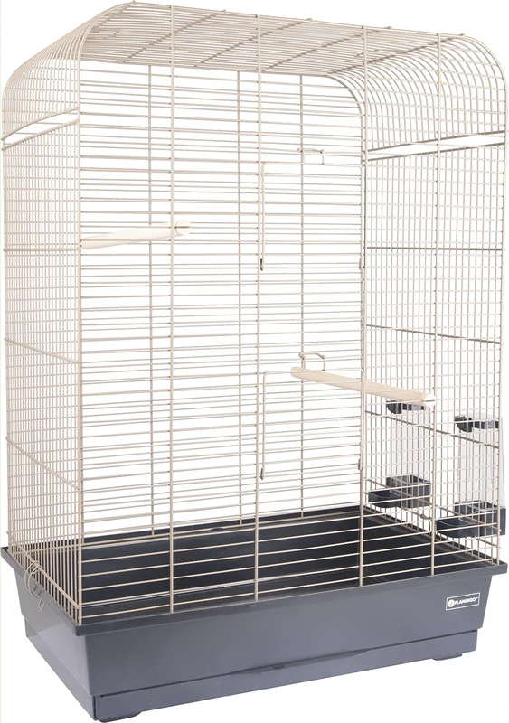 Flamingo PARAKEET CAGE MARJA METALLIC TAUPE 54x34x75CM
