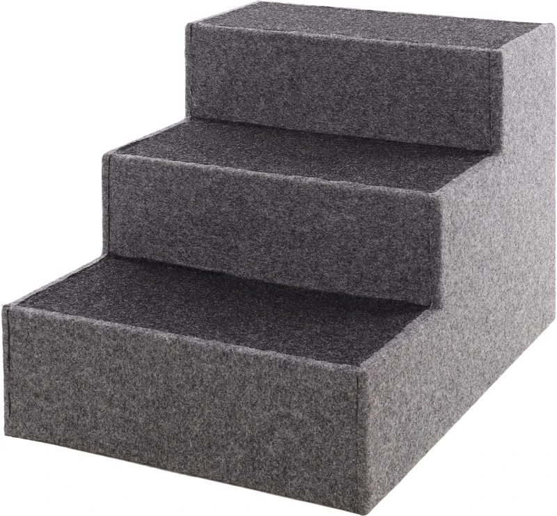 Flamingo DOG STEP VELTA M GREY 45x63x40CM