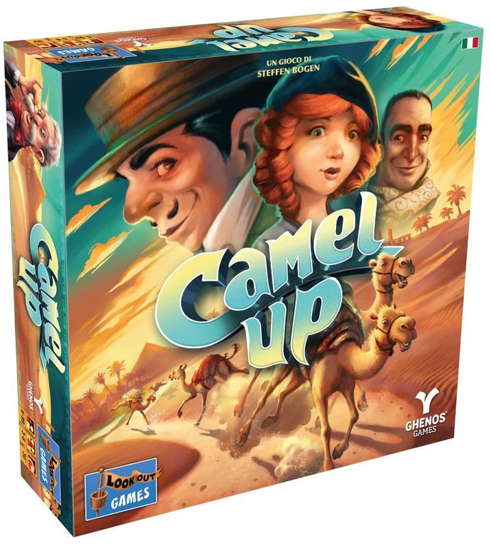 Ghenos Games Camel Up - Box Game - Italian Edition - Image 1