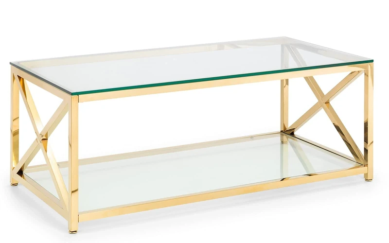 Julian Bowen Miami Coffee Table, Gold
