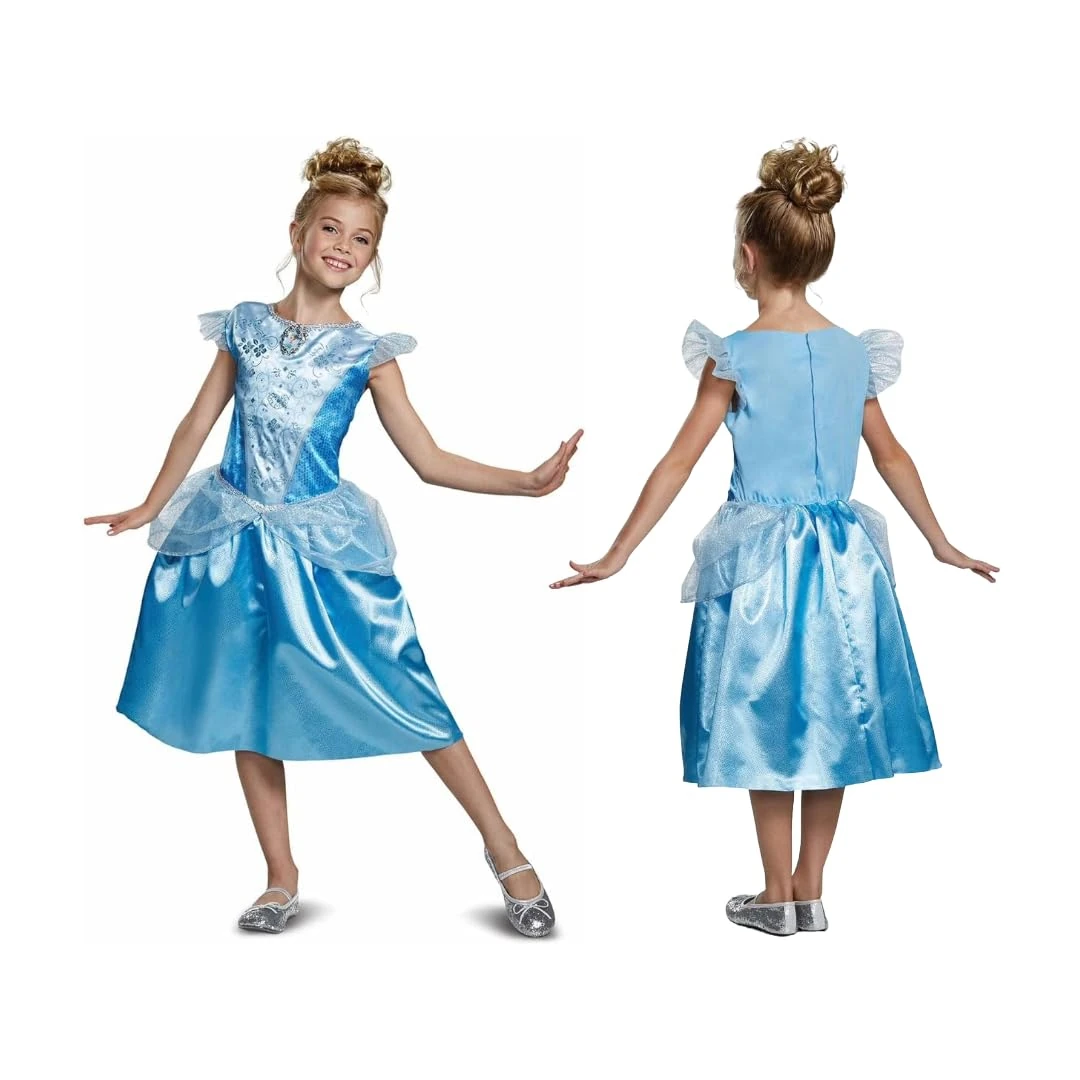 DISGUISE 140499M-EU-6 Cinderella Classic (Eu) Dress Up Costume, Girls, Multi