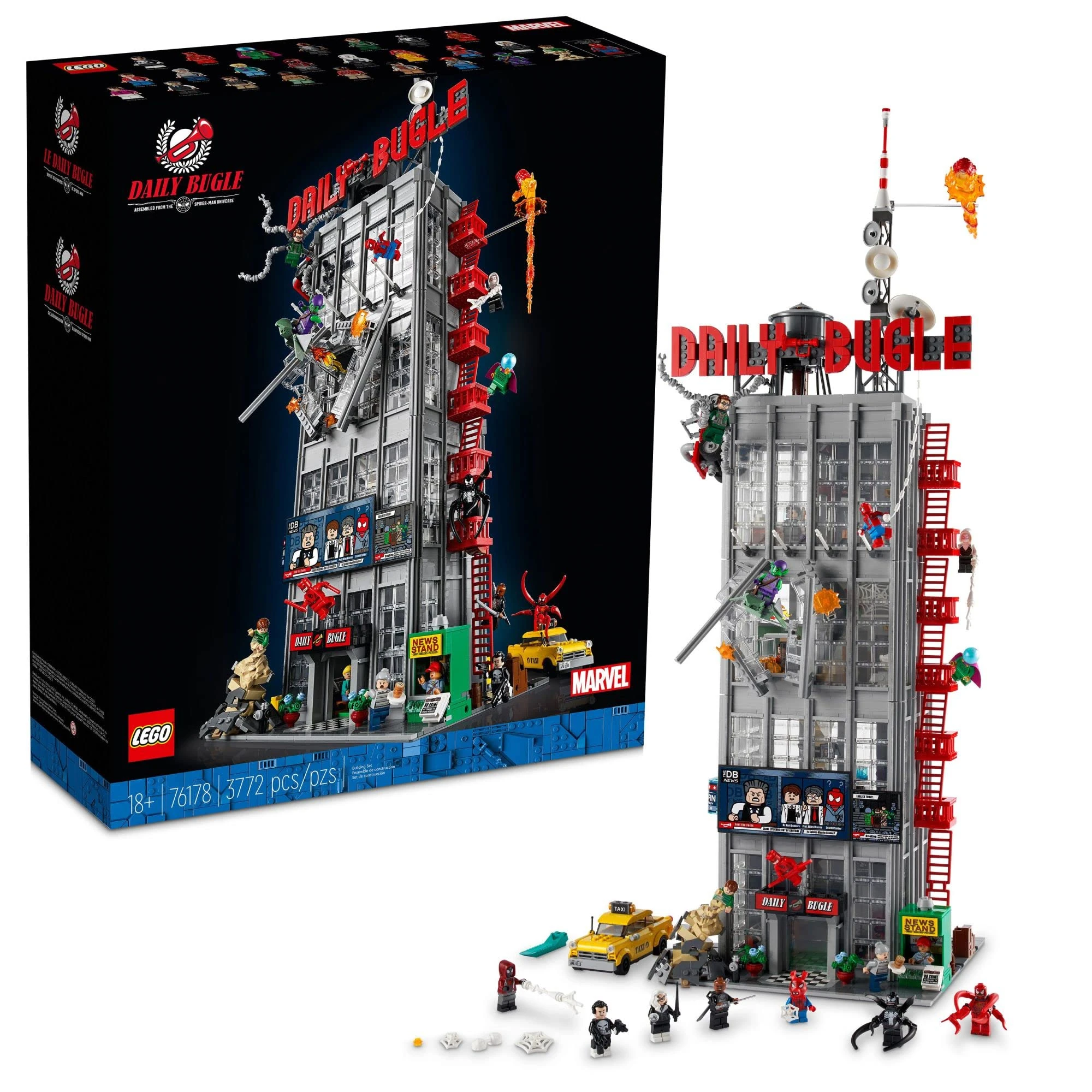 LEGO Marvel Spider-Man Daily Bugle 76178 Building Kit; Collectible Playset Designed with Adult Marvel Fans in Mind (3,772 Pieces)