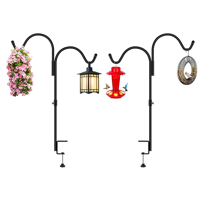 Gtongoko 35 Inch Double Deck Hook 2 Pack - Railing Hanging Kit