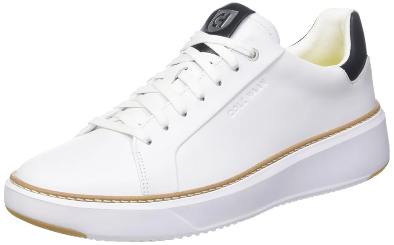Cole Haan Men's Grandpro Topspin Sneaker, Optic White/Optic White, 6.5-M UK