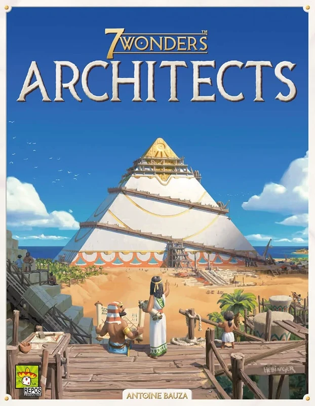 Repos Production, 7 Wonders Architects, Connoisseur Game, Strategy Game, 2-7 Players, From 8+ Years, 25+ Minutes, German, Multicoloured, Colourful