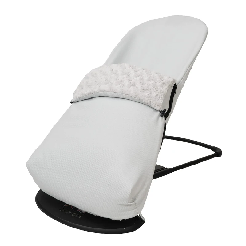 Cover + Sleeping Bag for BabyBjörn Balance Soft Hammock (Sustituye Original Upholstery), Hypoallergenic, Hypersoft, Breathable (Piqué Cotton Grey)