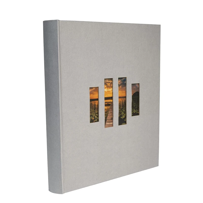 Exacompta Photo Album Book MILANO 300 Photos 60 Pages Black 29x32 cm