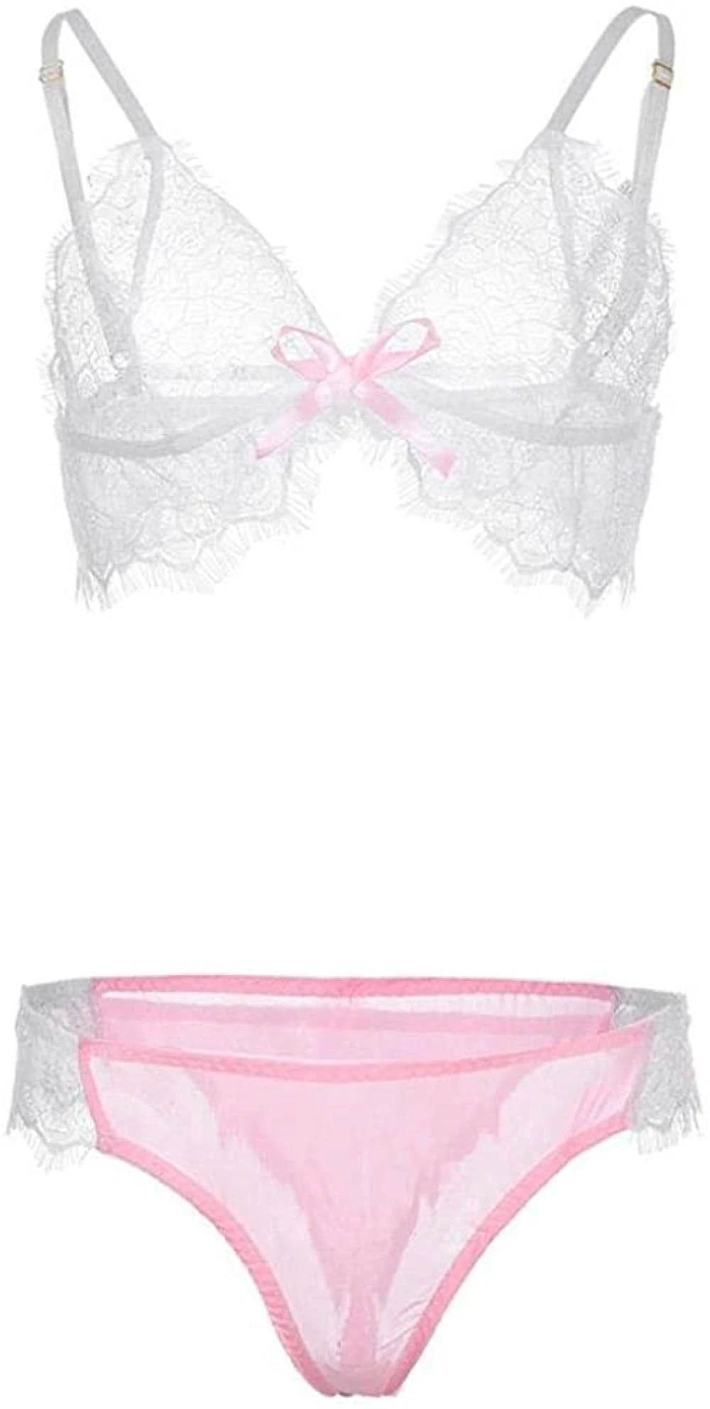 Women's Erotic Lingerie Sets Women's Sexy Lace Corset Camis Sleepwear + G-String Pajamas Suit-Red_XXL