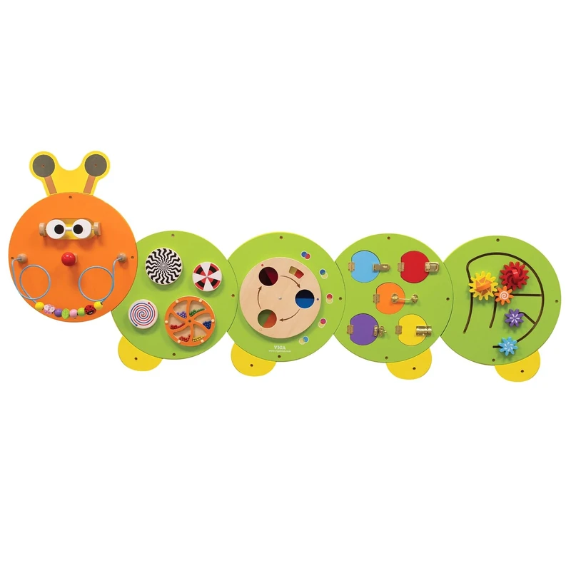 VIGA 44557 Wall Toy-Caterpillar, Medium