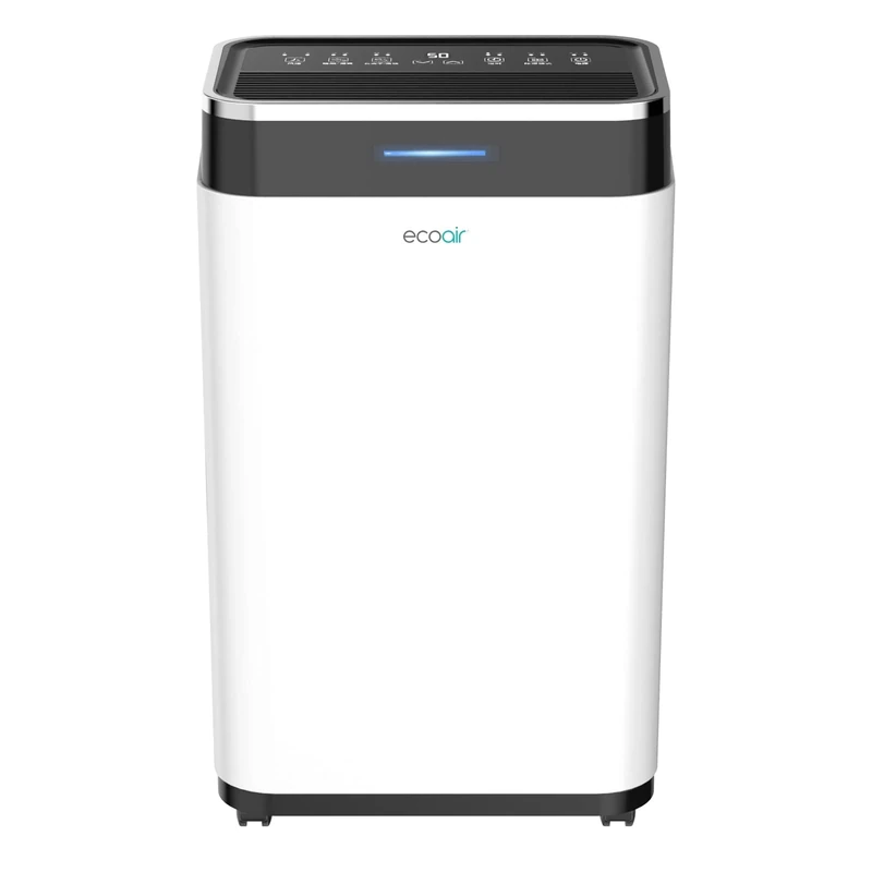 EcoAir | DC18 MK2 Dehumidifier | 18 L/Day | Carbon Filter | 6.5L Water Tank | Digital Hygrometer Display | Laundry Mode | Clean Filter Indicator | Damp Condensation Mould Control