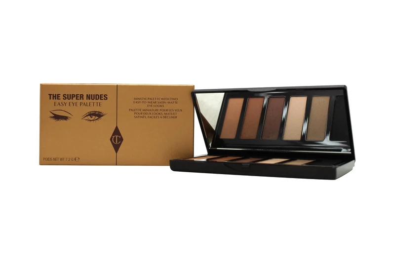 CHARLOTTE TILBURY easy eye palette super nudes 7.2g 8.2 g (Pack of 1) Super Nudes Eye Shadow