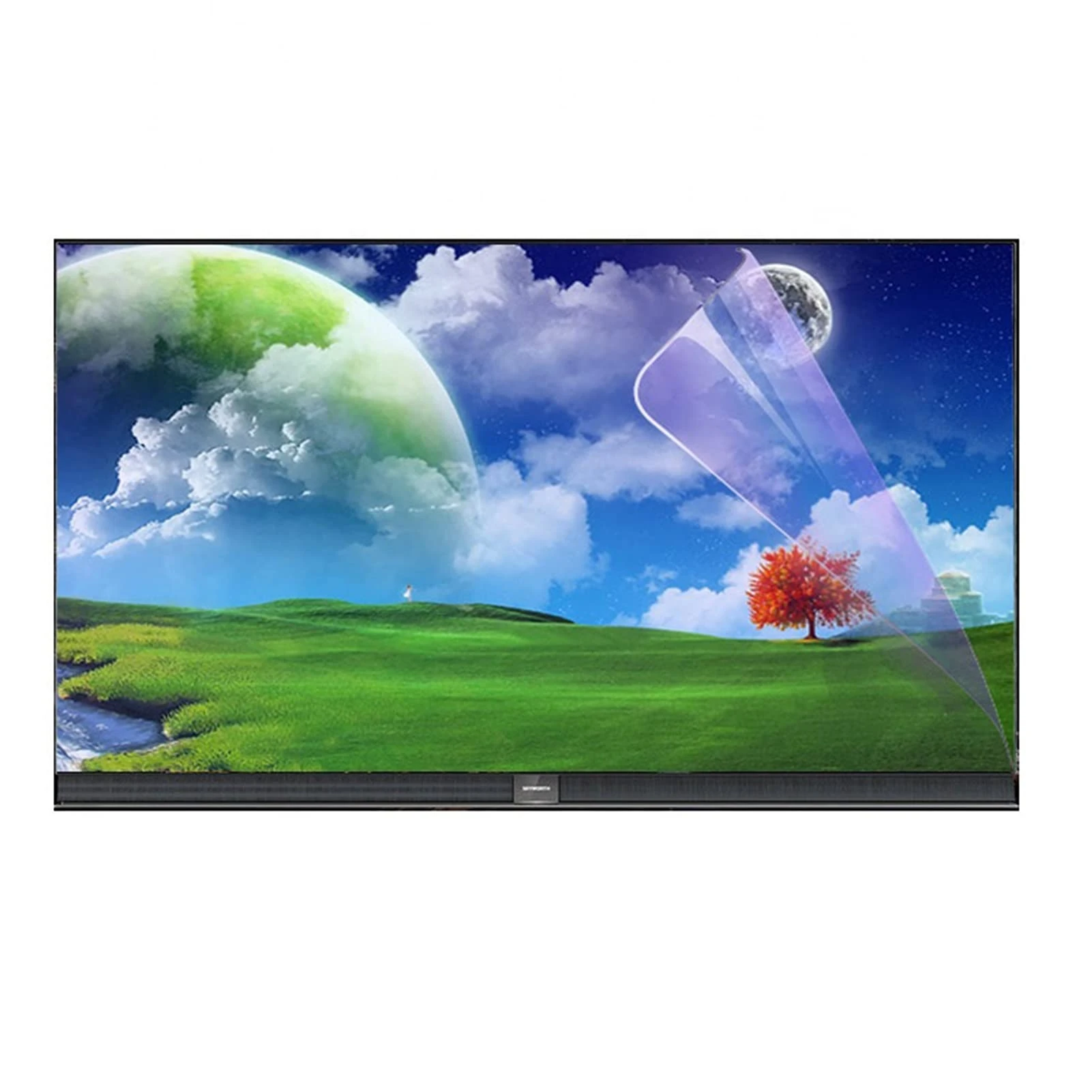 GFSD 27-75 Inch TV Screen Protector for LCD LED OLED & QLED 4K HDTV, Anti-blue Light/Anti-fingerprint/Anti-glare, Improve Sleep (Color : Matte version, Size : 55 inch 1213x686mm)