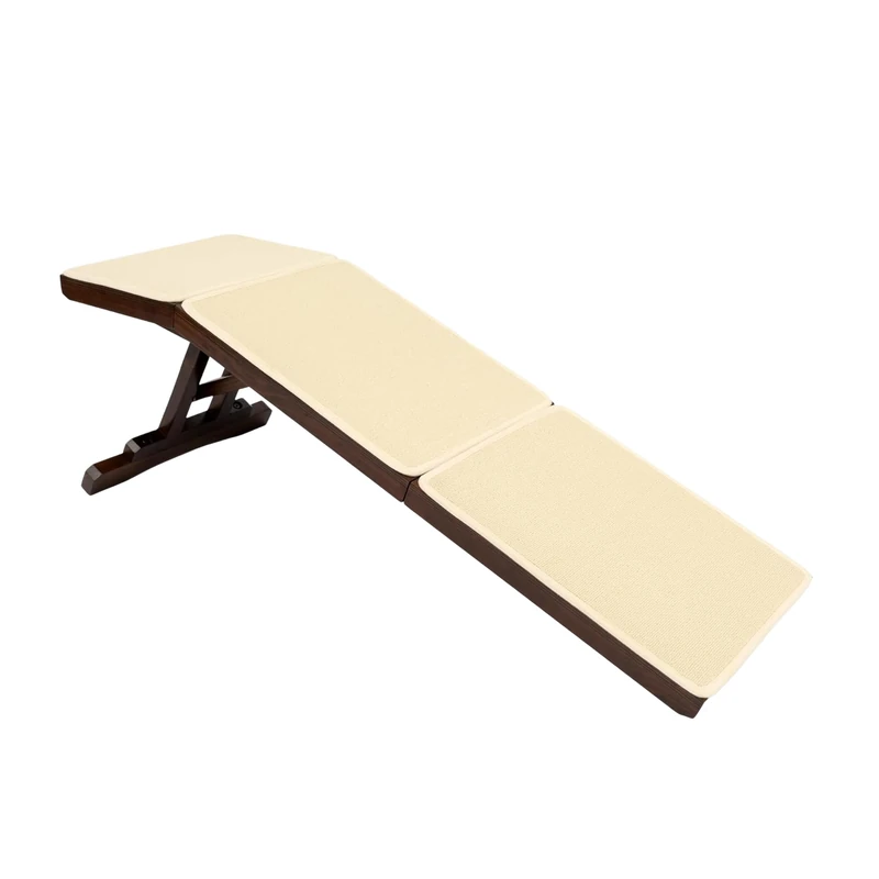 PetSafe CozyUp Dog Sofa Ramp - Folding Wood Dog Ramp for Couches and Sofas - Indoor Pet Ramp Holds up to 100 lb - Non-Slip Carpet, Folds for Easy Storage, Couch Access for Dogs and Cats - Espresso - Image 1