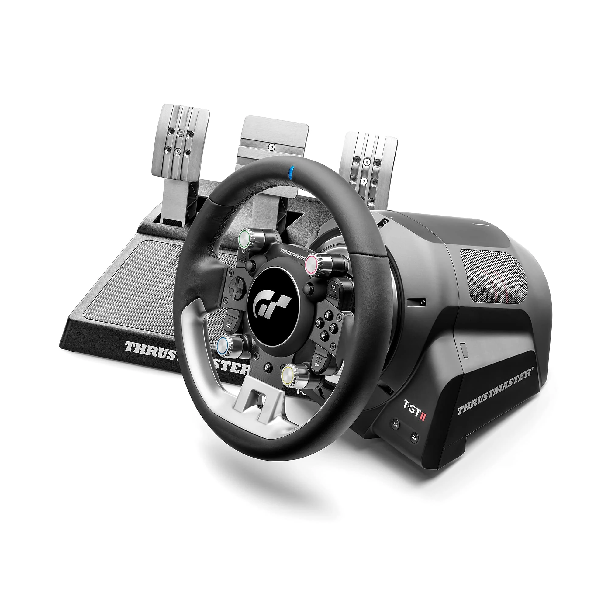Thrustmaster T-GT II - Official Gran Turismo Licensed Racing Wheel, Base, and Pedal Set with Advanced Force Feedback for PC, PS4, and PS5, PS5 Pro
