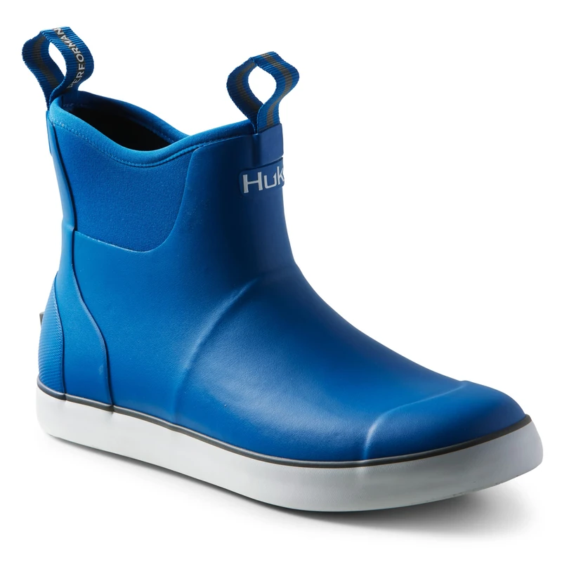 HUK Men's Rogue Wave Shoe, High-Performance Fishing & Deck Boot Rain Blue-New, 11.5