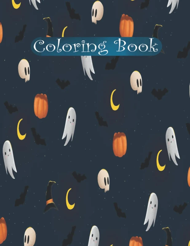 Halloween Coloring Book For Toddlers And Kids: Spooky, Fun, Tricks and Treats Relaxing Coloring Pages | Halloween Gifts for Teens, Childrens, Man, Women, Girls