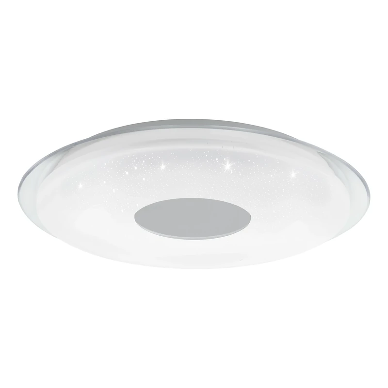 Eglo Connect.z Smart Home LED Star Ceiling Light Lanciano-Z, Ø 22 inches, Zigbee Flush Mount Lighting, app and Voice Control, White tunable Lights (Warm - Cool White), dimmable