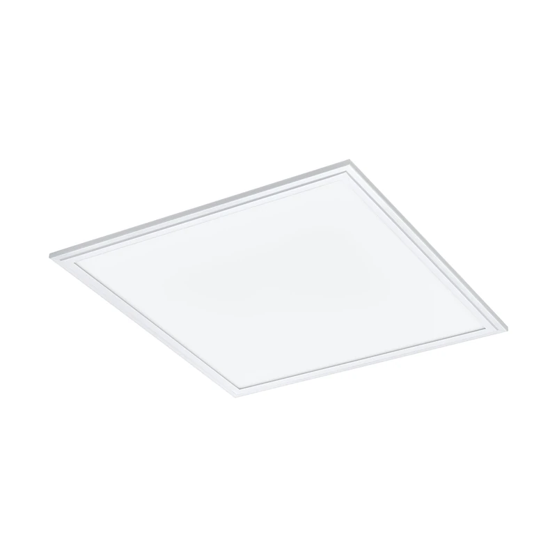Eglo Connect.z Smart Home LED Ceiling Light Panel Salobrena-Z, 18 inches, Zigbee Lighting, app and Voice Control, White tunable Lights (Warm - Cool White), dimmable, White