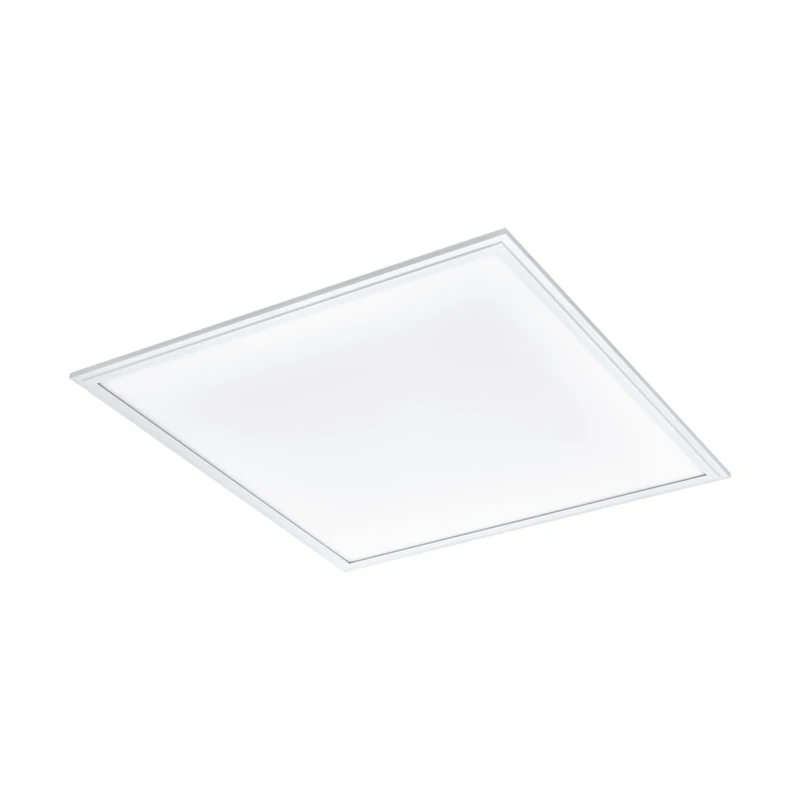 Eglo Connect.z Smart Home LED Ceiling Light Panel Salobrena-Z, 23 inches, Zigbee Lighting, app and Voice Control, White tunable Lights (Warm - Cool White), dimmable, White