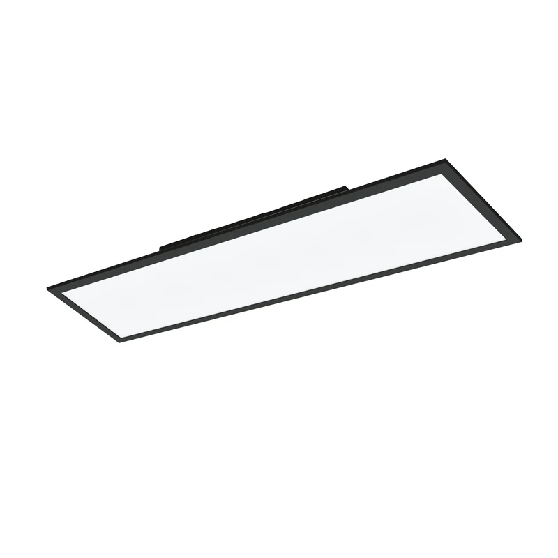 Eglo Connect.z Smart Home LED Ceiling Light Panel Salobrena-Z, 47 x 12 inches, Zigbee Lighting, app and Voice Control, White tunable Lights (Warm - Cool White), dimmable, Black