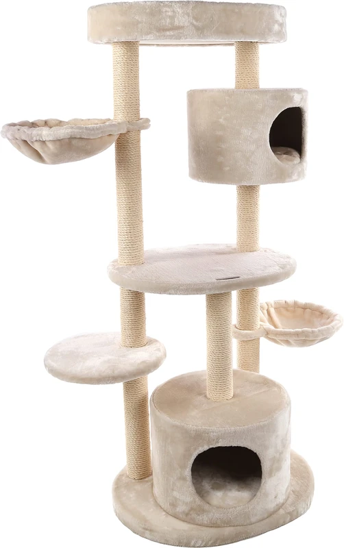 Flamingo SCRATCHING TREE INGA BEIGE 103x50x142CM