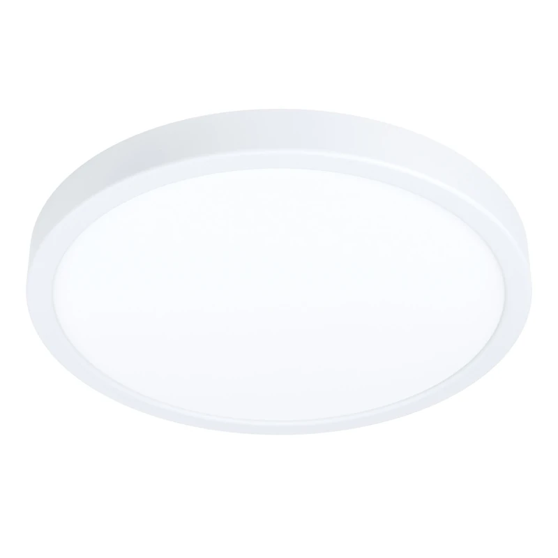 Eglo Connect.Z Smart Home LED Ceiling Light Fueva-Z, Ø 11 Inches, Zigbee Bathroom Lighting, App and Voice Control, White Tunable Lights (Warm - Cool White), White, IP44