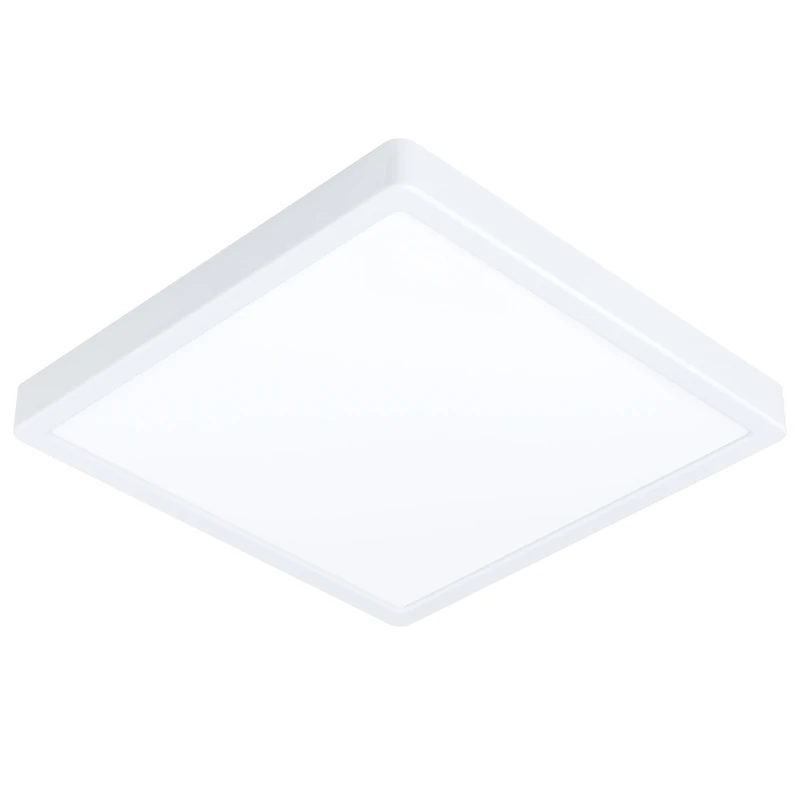 Eglo Connect.z Smart Home LED Ceiling Light Panel Fueva-Z, 11 inches, Zigbee Bathroom Lighting, app and Voice Control, White tunable Lights (Warm - Cool White), White, IP44