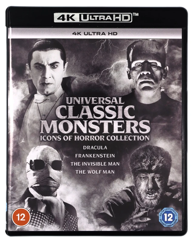 Universal Classic Monsters: Icons of Horror Collection [4K Ultra-HD] [] [Blu-ray] [2021] [Region Free]