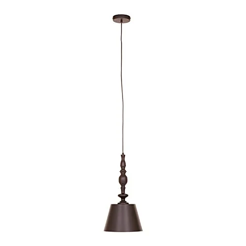 Premier Housewares Chandelier/Ceiling Light Matte Black Pendant Lights For Ceiling/Hallway/Living Room Robust Metal Hanging Lighting For Halls/Bedroom 75 x 174 x 75